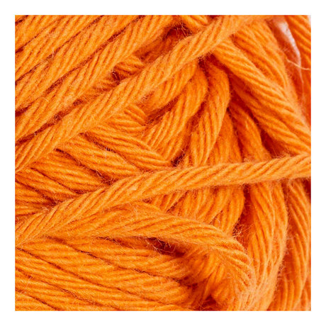 Creativ firma bomuldsgarn, str. 8 8, l: 80-85 m, orange, 50 g 1 kugle