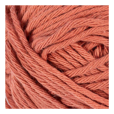 Creativ firma bomuldsgarn, str. 8 8, l: 80-85 m, terracotta, 50 g 1 kugle