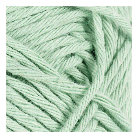 Creativ company bomuldsgarn, str. 8 8, l: 80-85 m, mintgrøn, 50 g 1 kugle
