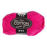 Creativ firma bomuldsgarn str. 8 8 l: 80-85 m pink - 50gr.