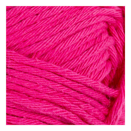 Creativ company bomuldsgarn, str. 8 8, l: 80-85 m, pink, 50 g 1 kugle