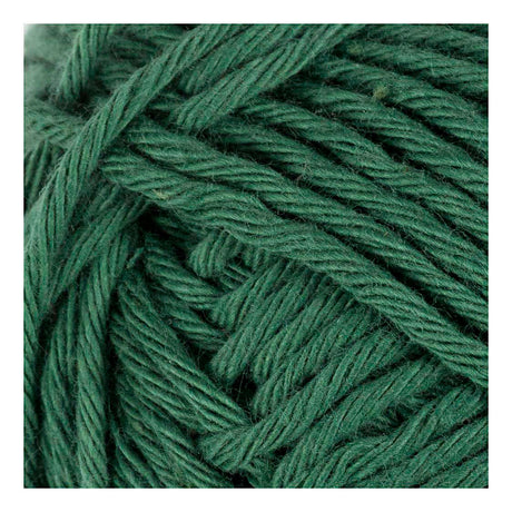 Creativ company bomuldsgarn, str. 8 8, l: 80-85 m, mørkegrøn, 50 g 1 kugle