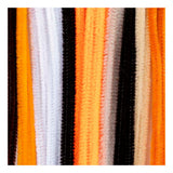 Creativ company chenille 6mm x 30cm halloween farver - 25stk.