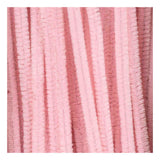 Creativ company chenilletråd pink håndværksmateriale 50 stk 6mm x 30cm.