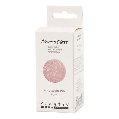 Creativ company keramisk glasur 984-1101 c uigennemsigtig pink - 60ml