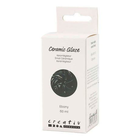 Creativ company keramisk glasur 984-1101 c uigennemsigtig ibenholt - 60ml