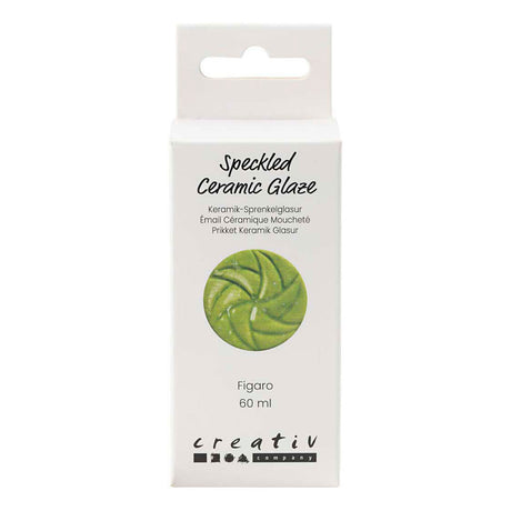 Creativ company plettet keramisk glasur, 999-1060 °c, uigennemsigtig, figaro, 60 ml 1 flaske