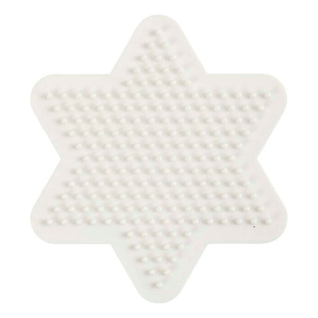 Creativ company nabbi biobeads bundplade, stjerne, størrelse 9,8x9,8 cm, medium, 1 stk.