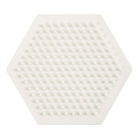Creativ company nabbi biobeads bundplade, sekskant, størrelse 8,5x8,5 cm, medium, 1 stk.