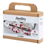 Kreativ virksomhed https: www.cchobby.nl mini-hobbyset-smykker-halskæde-og-armbånd-pink-1-box