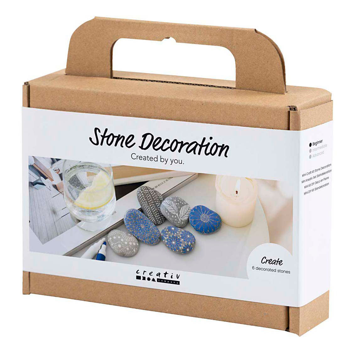 Kreativ virksomhed https: www.cchobby.nl mini-hobbyset-steen decoration-blue-1-box