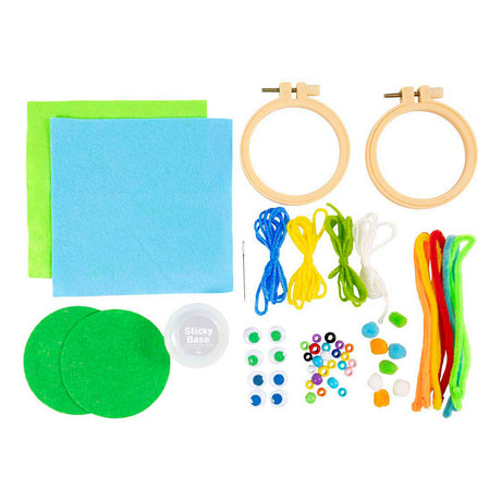 Kreativ virksomhed https: www.cchobby.nl mini-hobbyset-embroidery-faces-blue-green-1-box