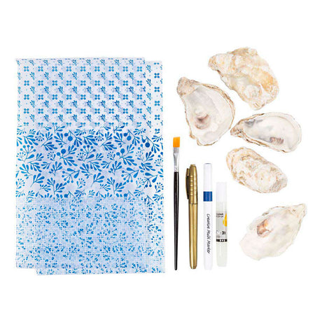 Kreativ virksomhed https: www.cchobby.nl hobbyset-decoupage-oystershells-blue-1-doos
