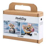 Kreativ virksomhed https: www.cchobby.nl mini-hobbyset-boetseren-robot-grey-pink-1-doos