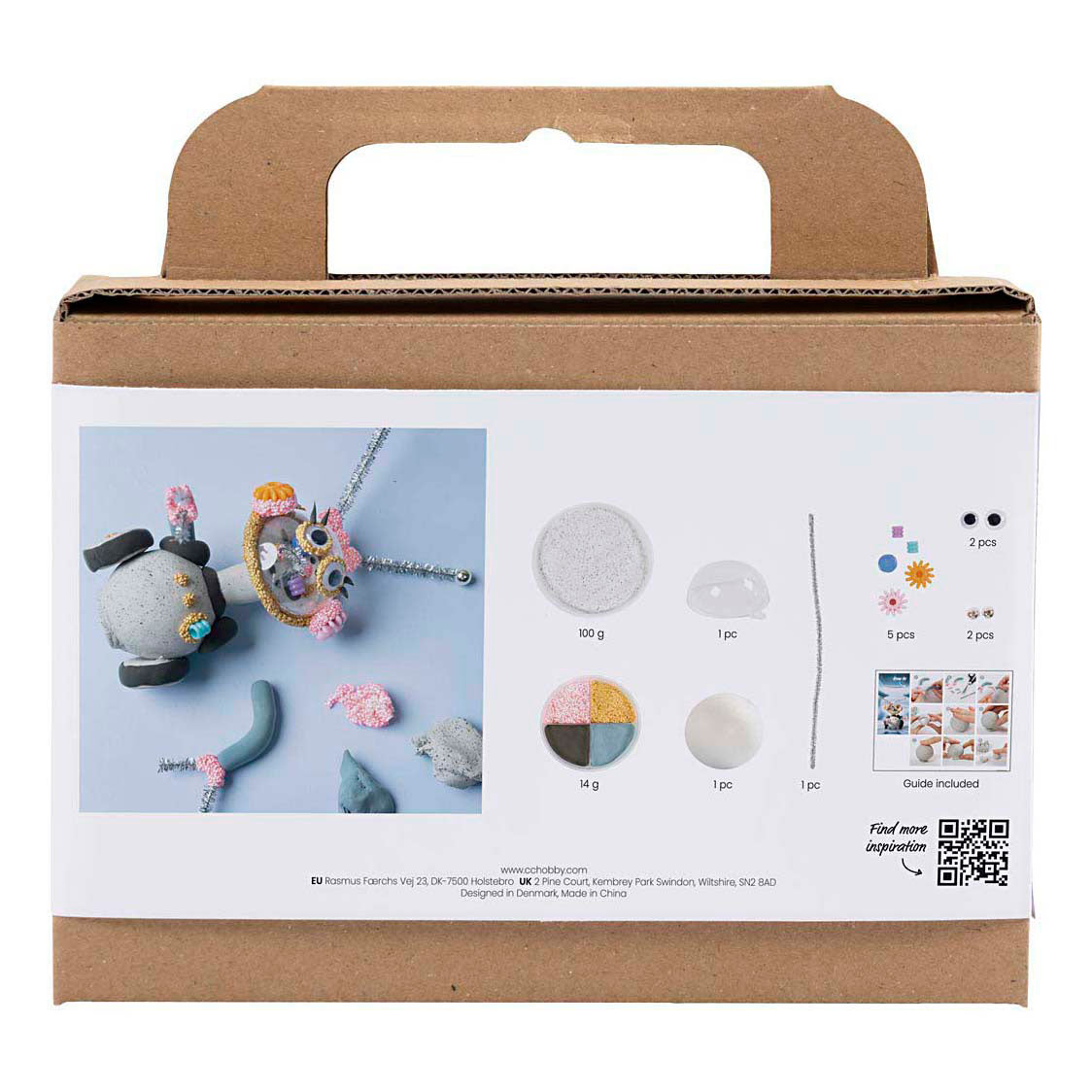Kreativ virksomhed https: www.cchobby.nl mini-hobbyset-boetseren-robot-grey-pink-1-doos