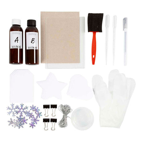 Kreativ virksomhed https: www.cchobby.nl mini-hobbyset-cyanotype-geschenklabels-blauw-zilver-1-doos