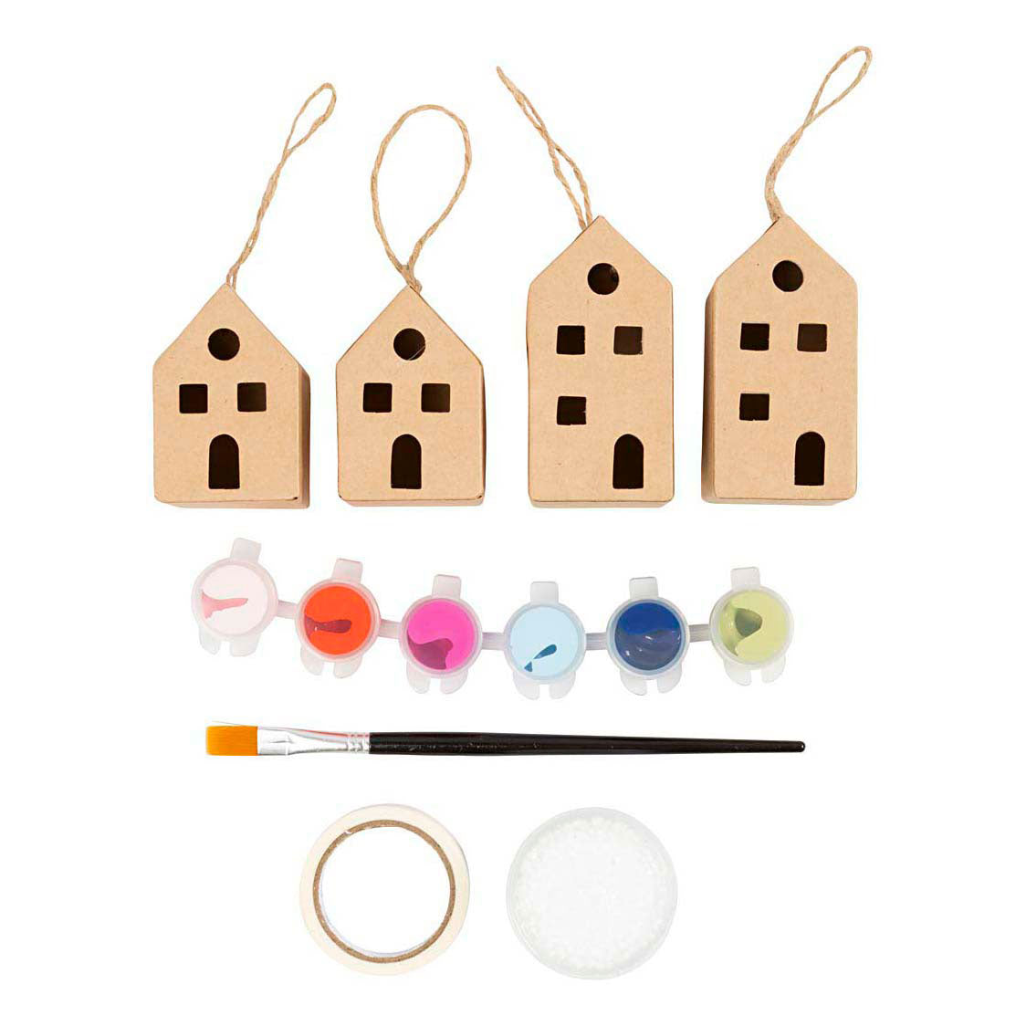 Kreativ virksomhed https: www.cchobby.nl mini-hobbyset-decoration-houses-colorful-1-doos