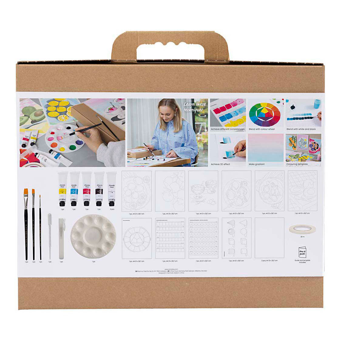 Kreativ virksomhed https: www.cchobby.nl starter-hobbyset-gouache-paintings-diverse-colors-1-box