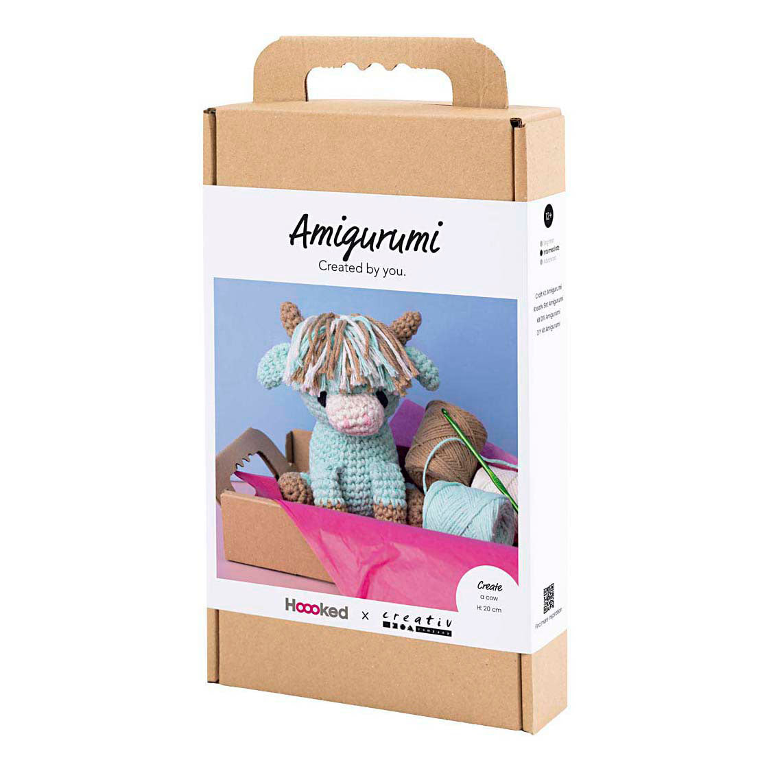 Kreativ virksomhed https: www.cchobby.nl hobbyset-amigurumi-cow-beige-mint-1-doos