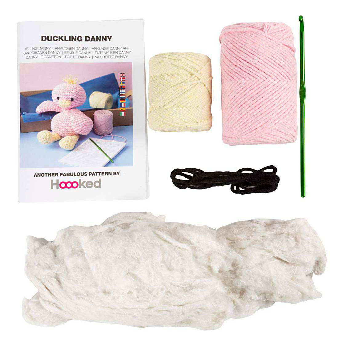 Kreativ virksomhed https: www.cchobby.nl hobbyset-amigurumi-duck-lightpink-lightyellow-1-box