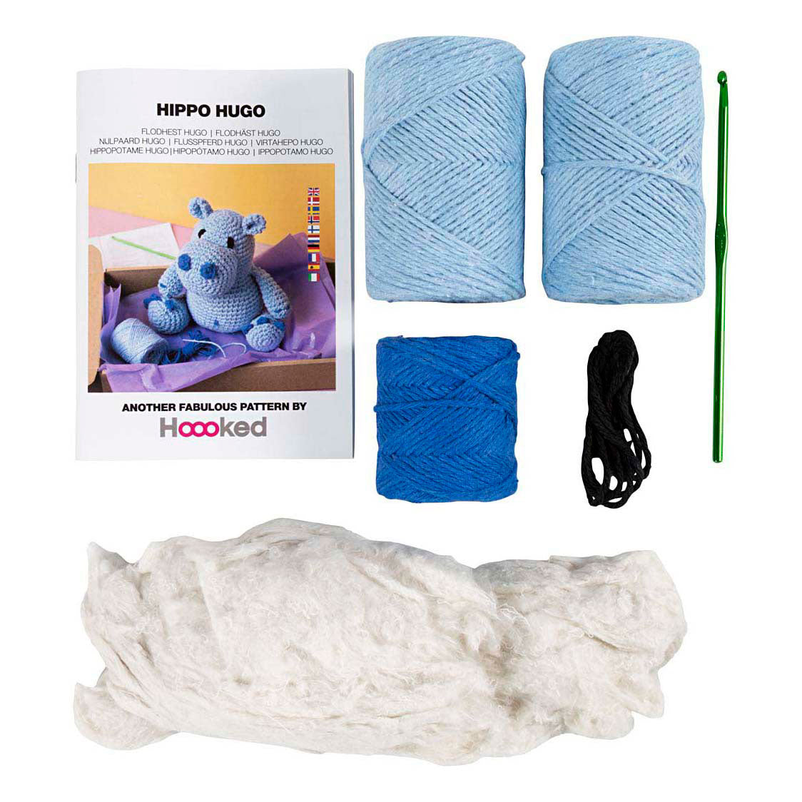 Kreativ virksomhed https: www.cchobby.nl hobbyset-amigurumi-flodhest-blue-lightblue-1-box