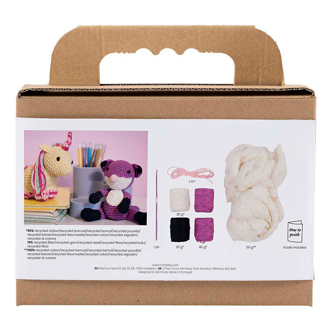 Kreativ virksomhed https: www.cchobby.nl hobbyset-amigurumi-vos-zwart-plum-1-doos