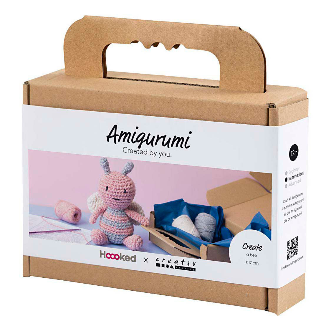 Kreativ virksomhed https: www.cchobby.nl hobbyset-amigurumi-honeybee-pastelcolors-1-box