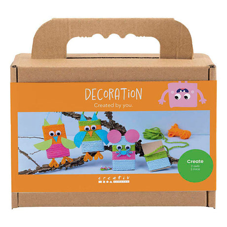 Kreativ virksomhed https: www.cchobby.nl mini-hobbyset-decoration-muse-and-owls-various-colors-1-box