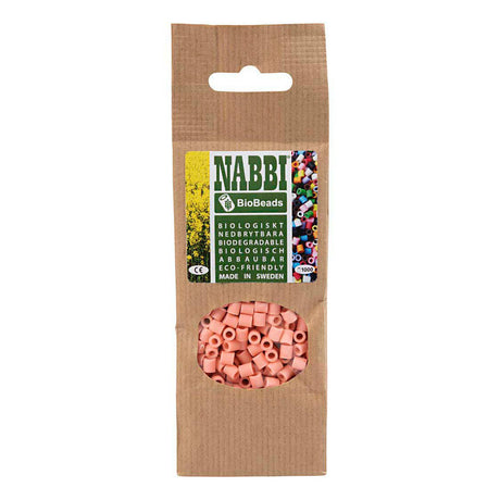 Creativ firma nabbi biobeads 5x5mm laks - 1000stk.
