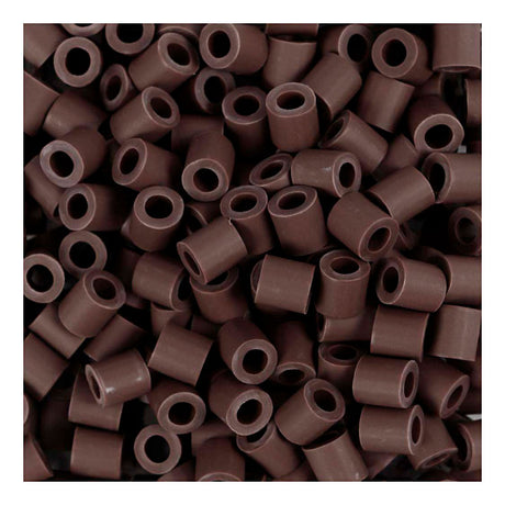 Creativ firma nabbi bioperler 5x5mm brune - 1000 stk.