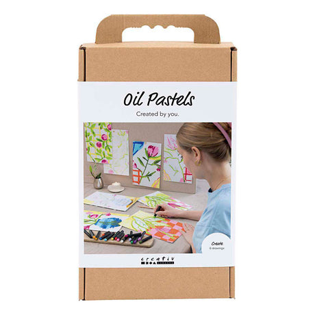 Kreativ virksomhed https: www.cchobby.nl hobbysæt-oliepastel-blomster-forskellige-farver-1-kasse