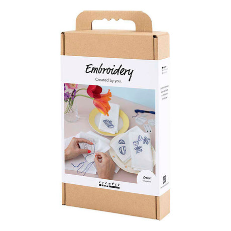 Kreativ virksomhed https: www.cchobby.nl hobbyset-embroidery-napkins-off-white-1-doos