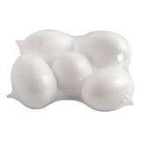 Creativ virksomhed https: www.cchobby.nl eggs-h-6-cm-white-5-piece-1-box