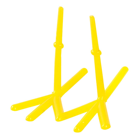 Creativ firma kyllingefødder, h: 28 mm, l: 37 mm, gul, 50 stk. 1 æske