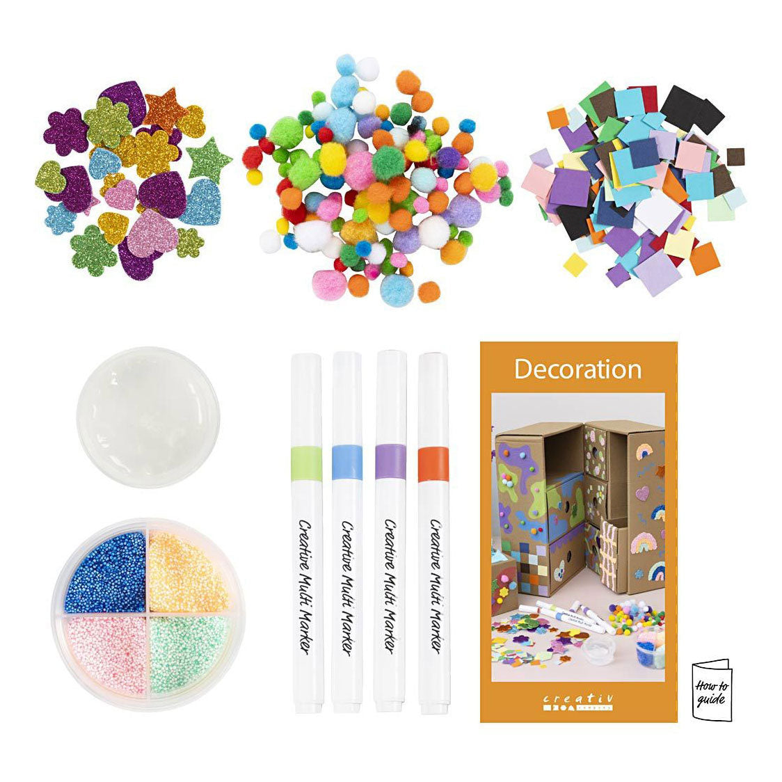 Kreativ virksomhed https: www.cchobby.nl my-craftstation-decoration-diverse-colours-1-box-977421