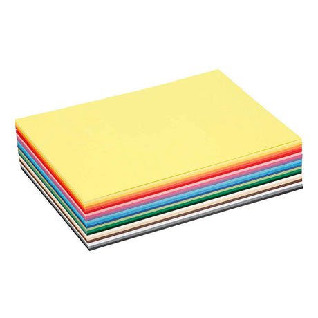 Colortime farvet karton, a5, ark 148x210 mm, 180 gr, forskellige farver, 300 forskellige ark 1 æske