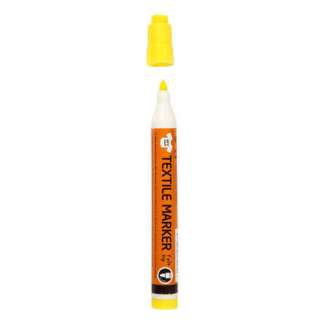 Tekstiltuscher, stregbredde 2-4 mm, neonfarver, 6 stk, 1 æske
