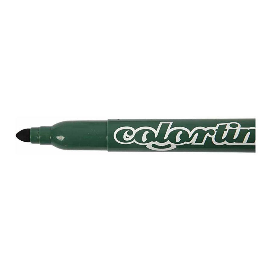 Creativ company colortime tuscher - stregbredde 5 mm - 12 stk..