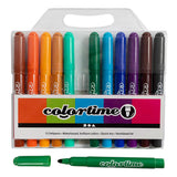 Creativ company colortime tuscher - stregbredde 5 mm - 12 stk..