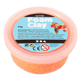 Creativ virksomhed https: www.cchobby.nl foam-clayr-glitter-orange-35-gr-1-doosje