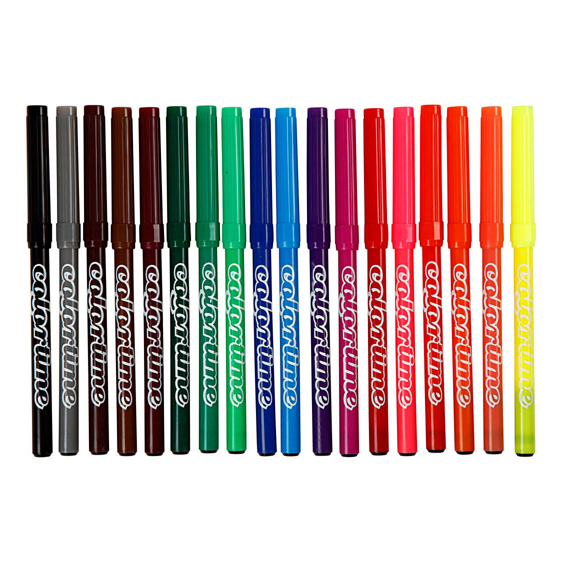 Creativ virksomhed https: www.cchobby.nl colortime-markers-line-thickness-2-mm-diverse-colors-18-piece-1-box-373548