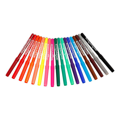 Creativ virksomhed https: www.cchobby.nl colortime-markers-line-thickness-2-mm-diverse-colors-18-piece-1-box-373548