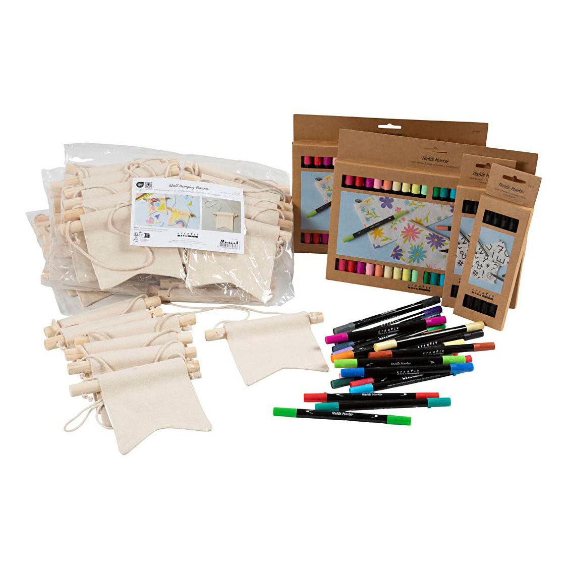 Kreativ virksomhed https: www.cchobby.nl group set-paint-your-own-bandoek-size-10-5x12-cm-line-thickness-2-3-3-6-mm-various-colors-60-piece-1-box