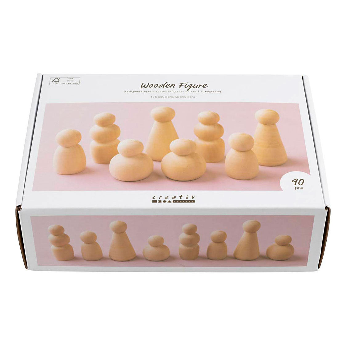 Creativ virksomhed https: www.cchobby.nl træ-figur-h-5-8-cm-90-div-1-box