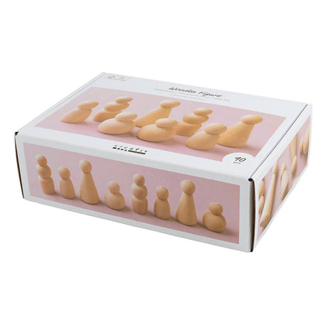 Creativ firma træfigur, h: 5-8 cm, 90 div 1 æske
