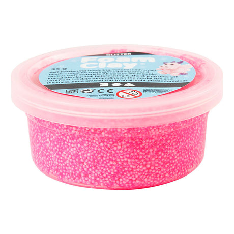 Kreativ virksomhed https: www.cchobby.nl foam-clayr-glitter-pink-35-gr-1-doosje
