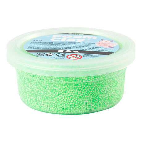 Creativ virksomhed https: www.cchobby.nl foam-clayr-glitter-green-35-gr-1-doosje