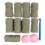Kreativ virksomhed https: www.cchobby.nl hobbyset-haken-stoere-bag-olijfgroen-1-doos
