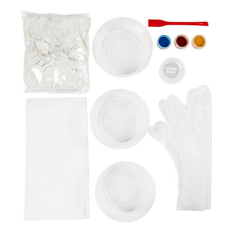Creativ firma hobbysæt støbning, containere, blå, rød, lysegul, 1 æske