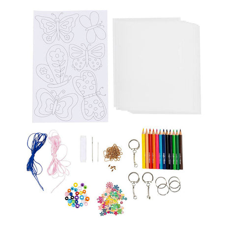 Creativ company https: www.cchobby.nl hobbyset-krimpfolie-mobiel-halsketting-armband-sleutelhanger-diverse-kleuren-1-doos